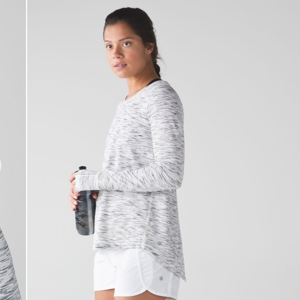 BNWT Lululemon Beat The Heat Long Sleeve
- Tiger Space Dye Black White